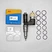 High-quality fuel injector external repair kit, full models, fits auto/construction machinery injectors. Easy to install, anti-aging & high-pressure resistant. Suitable for A3 fuel injectors.